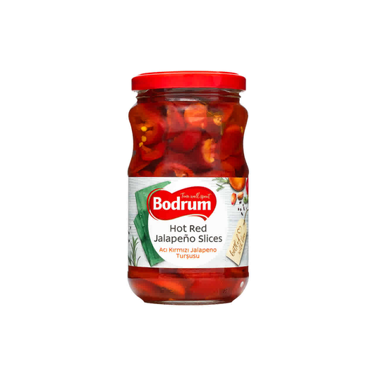 Bodrum Red Jalapeno Slices Hot 330g