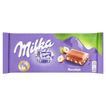 Milka Hazelnut Chocolate 100G