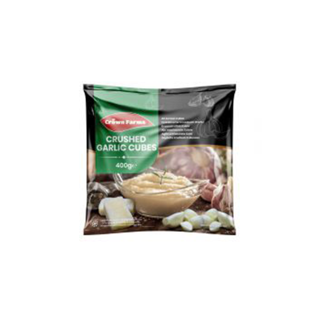 Crown Farms Crushed Garlic Cubes 400g