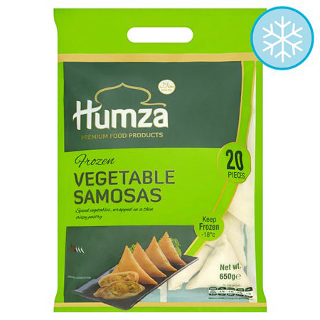 Humza Frozen Vegetable Samosa Halal 20Pcs