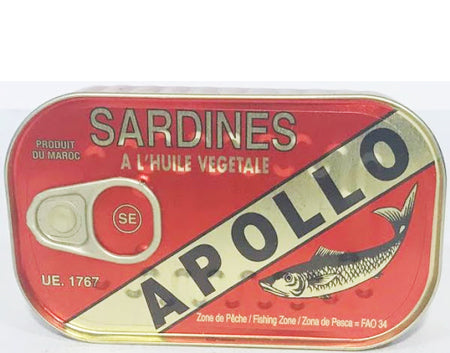 Apollo Sardines Veg Oil 125G