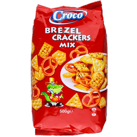 Croco Brezel Crackers Mix 500G