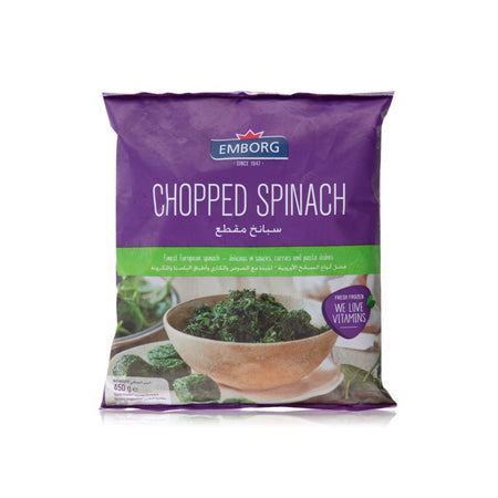 Emborg Chopped Spinach 450G