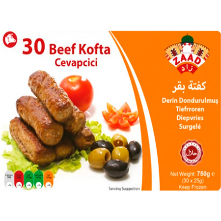 Zaad Beef Kofta 30Pcs