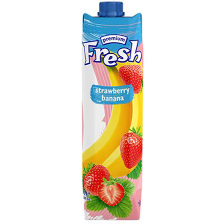 Fresh Strawberry & Banana 1L