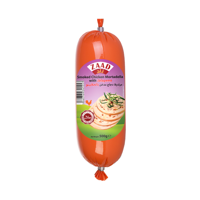 Zaad Mortadella With Smoked Jalapeno 500g