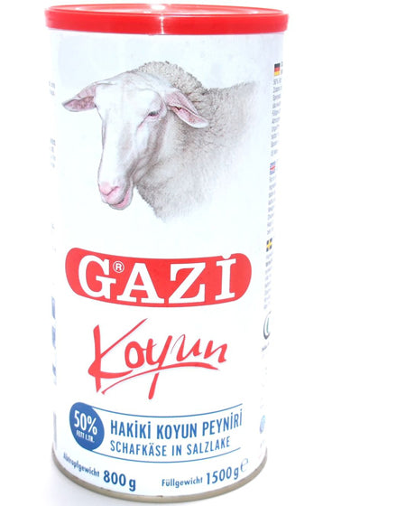 Gazi Hakiki Koyun Peyniri 50% 800g