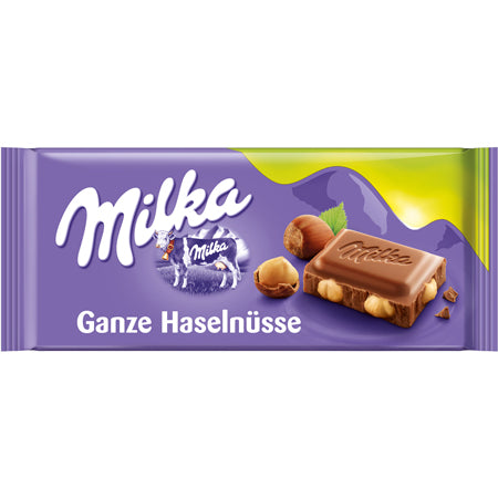 Milka Whole Hazelnuts 100G