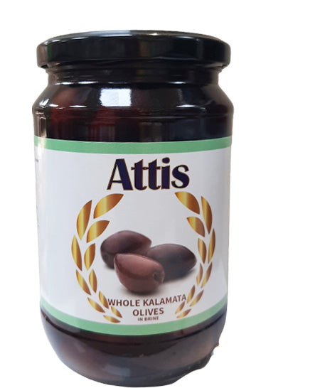 Attis Whole Kalamata Olives 400G