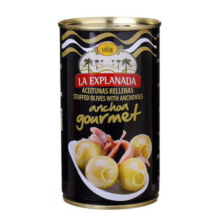 La Explanada Stuffed Olives With Anchovies 350G