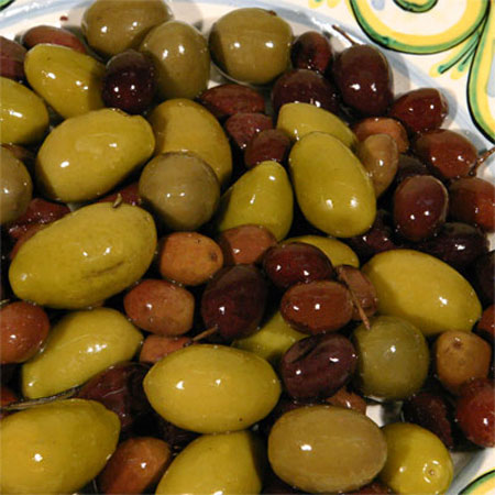Green Olives With Kalamata 320G