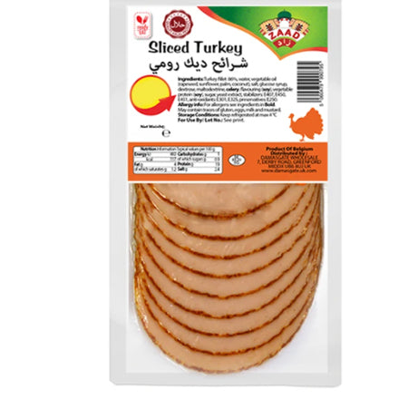 Zaad Sliced Turkey 130g