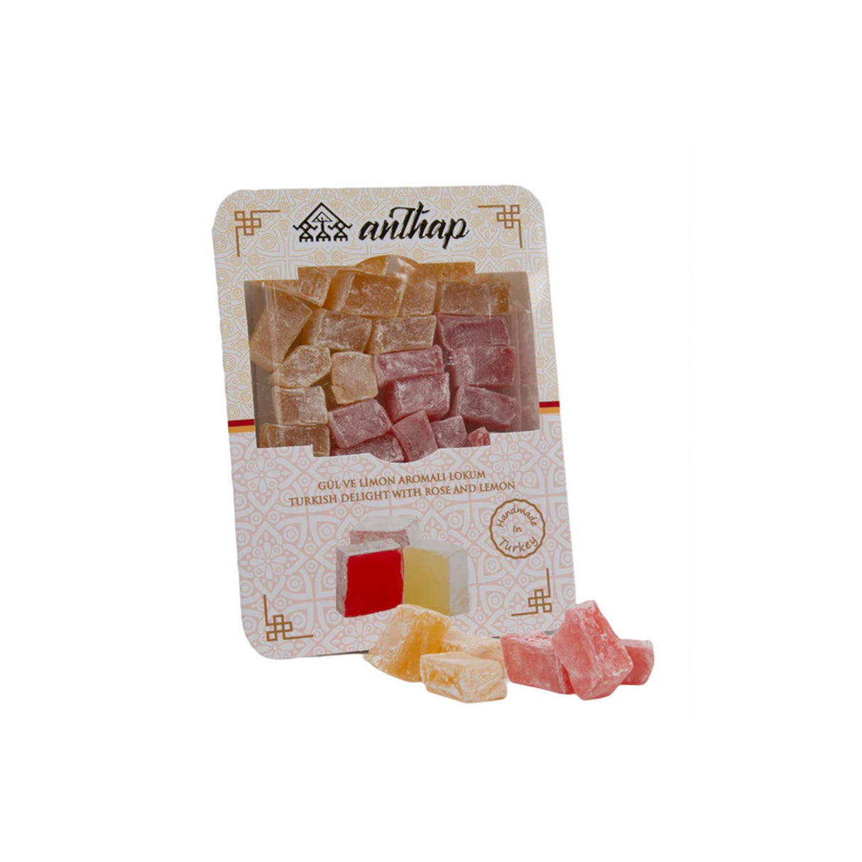 Anthap Turkish Delight With Rose & Lemon 300g