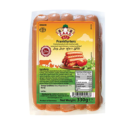 Zaad Frankfurters 330G