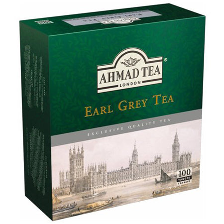 Ahmad Tea London Earl Grey Tea 100 Bags