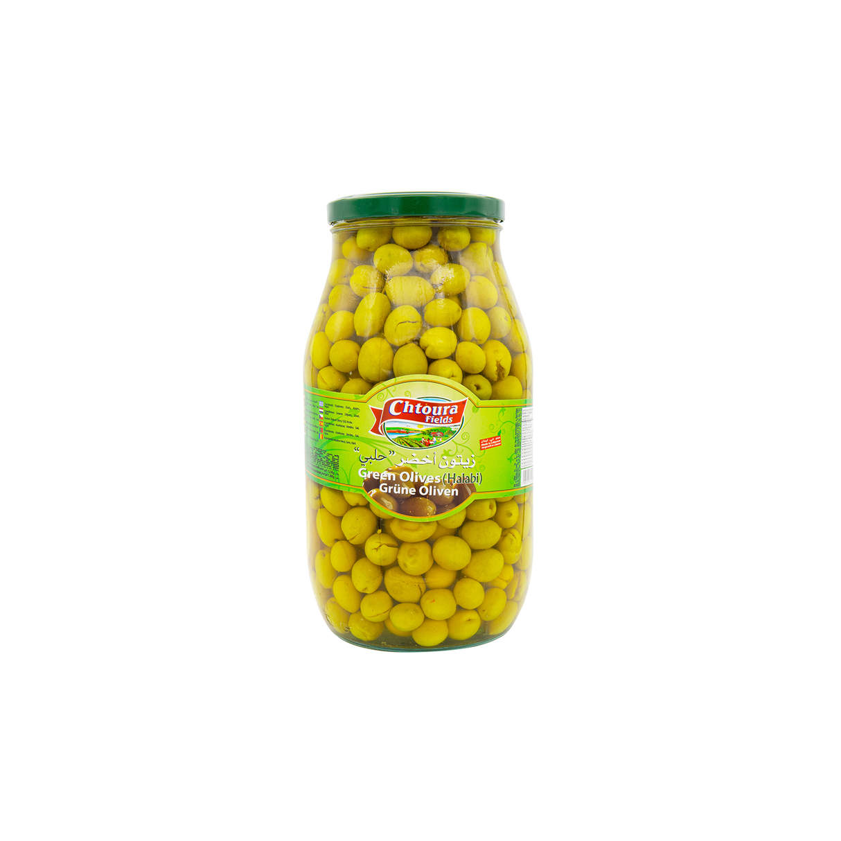 Chtoura Green Olives Halabi 3.7kg