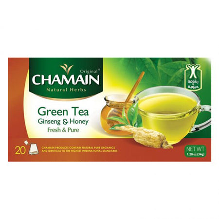 Chamain Green Ginseng And Honey Tea 20 Bags