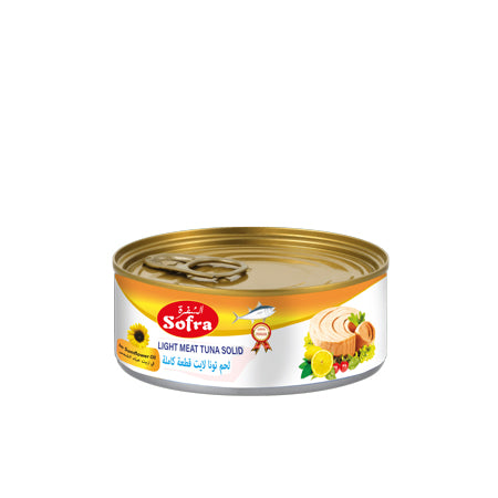 Sofra Light Tuna In Sunflower Oil 160G