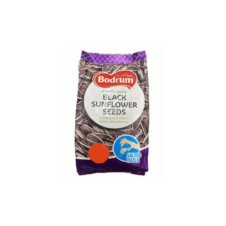 Bodrum Roasted Salted Black Sunflower Seeds Tuzlu 300g