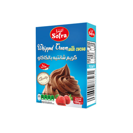 Sofra Whipped Cream With Cocoa 150G