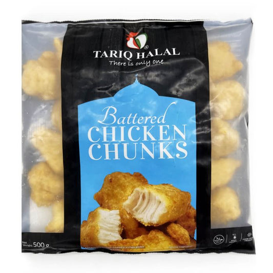 Tariq Halal Battered Chicken Chunks 500g