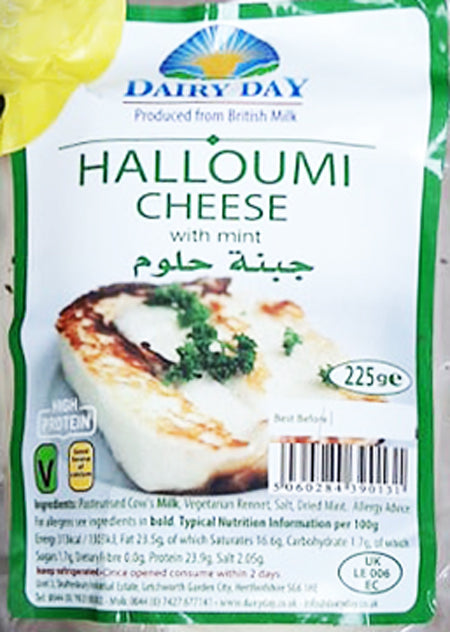 Dairy Day Halloumi Cheese With Mint 225G