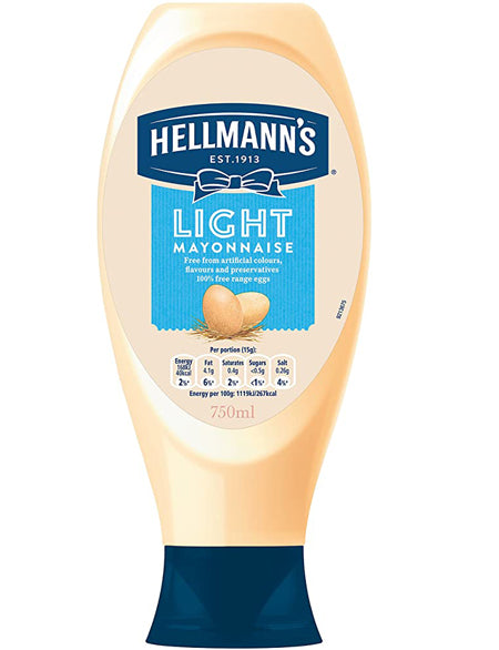 Hellmann'S Light Mayonnaise 720ml