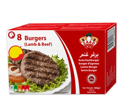 Zaad Lamb Burgers 8Pcs