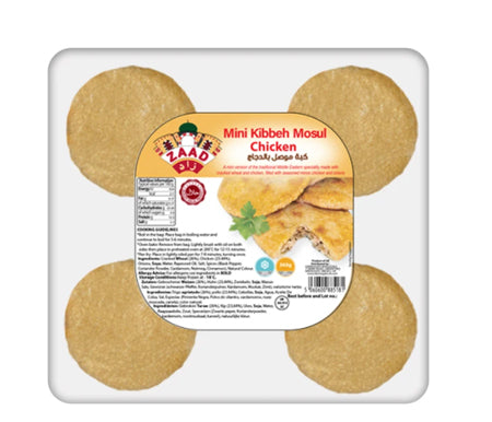 Zaad Mini Kibbeh Mosul Chicken 360G