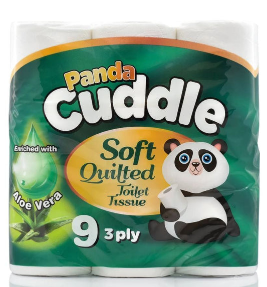 Panda Cuddle soft toilet tissue alo vera 3ply