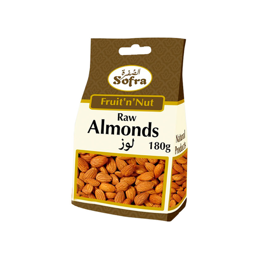 Sofra Raw Almonds 180g