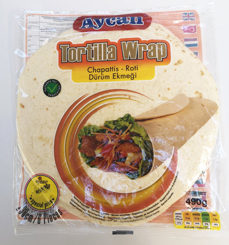 Bread: Aycan Tortilla wraps Flatbread 330G