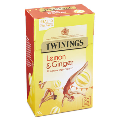 Twinings Lemon & Ginger 20 Tea Bags