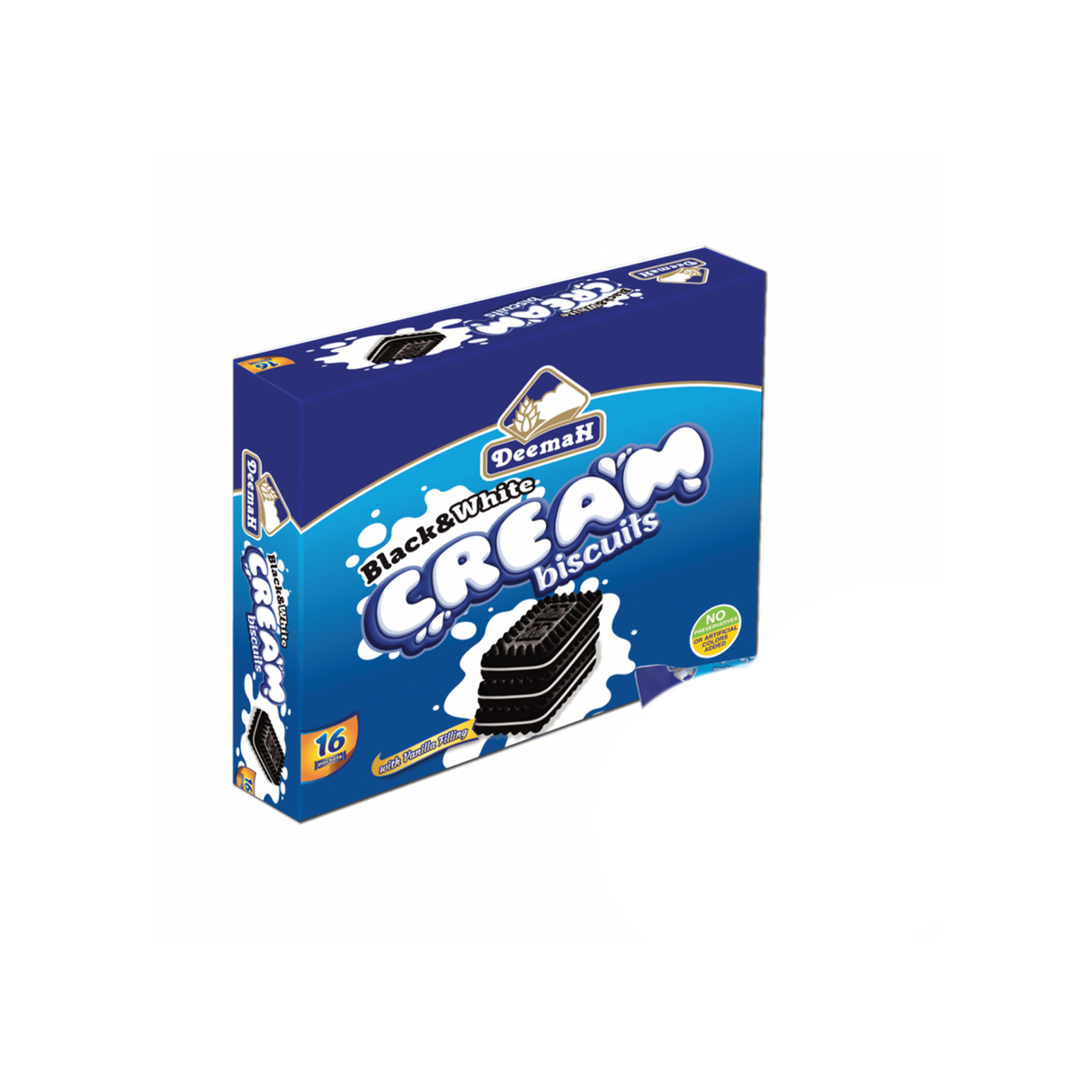 Deemah Black & White Cream Biscuits 432g