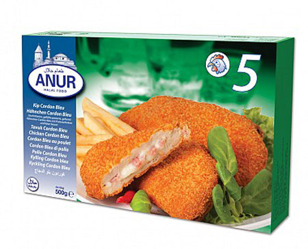 Anur Chicken Cordon Bleu 500G