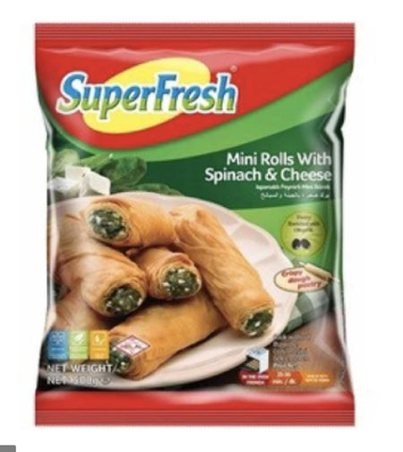 Super Fresh Mini Roll With Spinach 500G