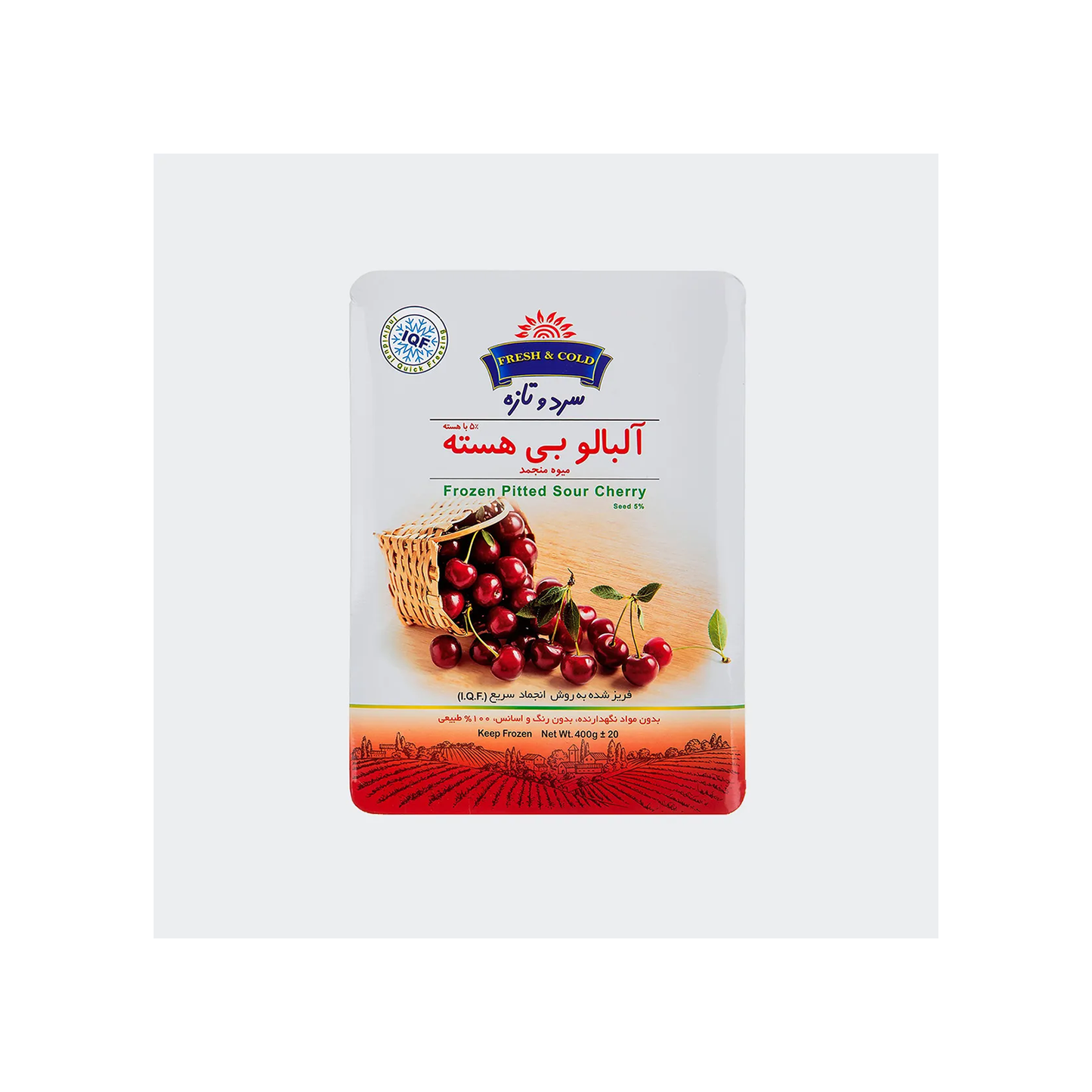 Fresh & Cold Frozen Pitted Sour Cherry 400g