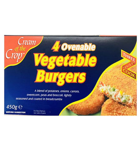 Cream Of The Crop Vegetable Burger 450G
