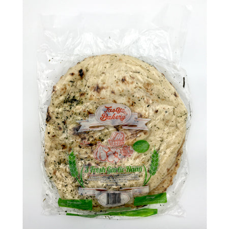 Tasty Bakery Fresh Bread Garlic Naan 580G
