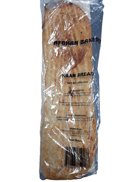 Bread: Afghan bakery naan Flatbread 400g