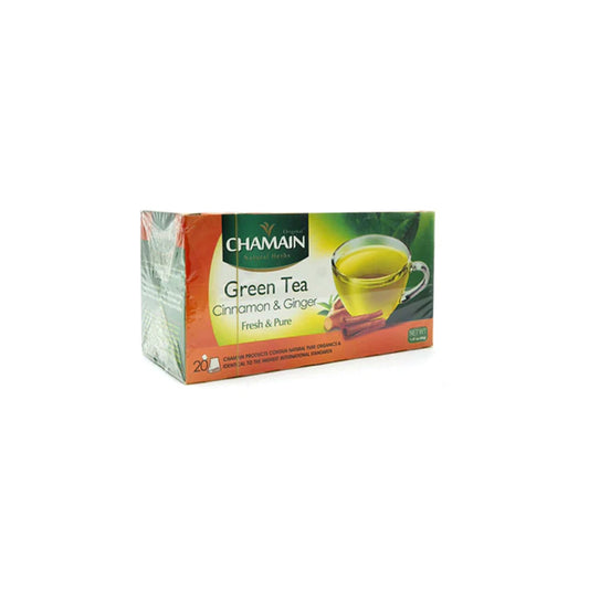 Offer Chamain Green Tea Cinnamon and Ginger 20 bags X 2 packs