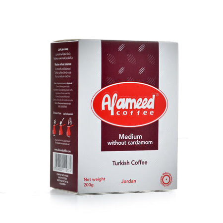 Al Ameed Coffee Medium Without Cardamom 200G