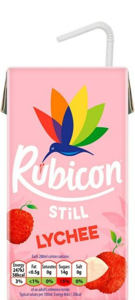 Rubicon Still Lychee 288ml