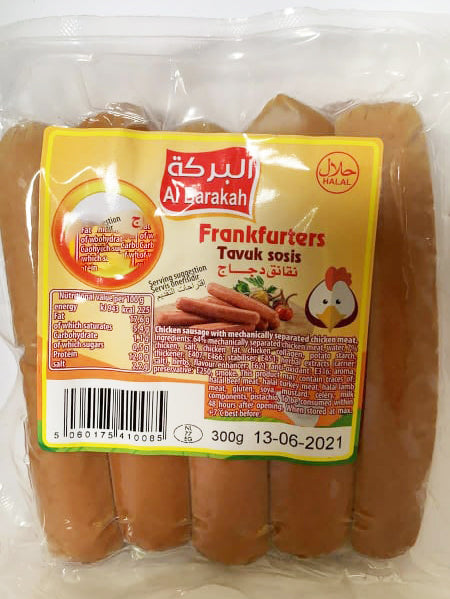 Al Barakah Chicken Sausage Halal 300G