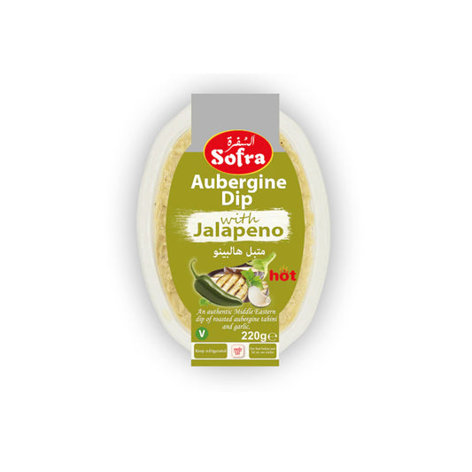 Sofra Aubergine Dip With Jalapeno 220g