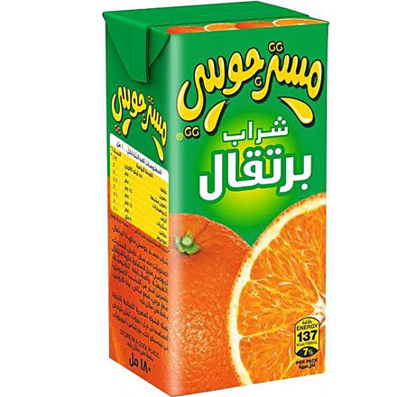 Mr Juicy orange juice 180ml