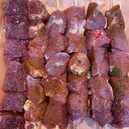 Lamb cubes 6 Skewers