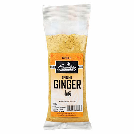 Greenfields ground ginger 75g