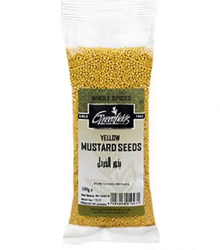 Greenfields yellow mustard seeds 100g