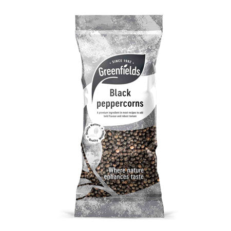 Greenfields black peppercorns 75g